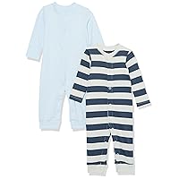 Amazon Aware Unisex Babies' Organic Cotton Footless Coverall (Previously, Pack of 2