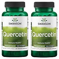 High Potency Quercetin - Antioxidant Defense - (60 Veggie Capsules) 2 Pack