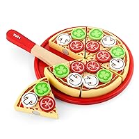 VIGA Toys - 58500 - Cuttingset - Pizza Vegetarian