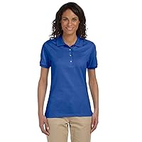 Ladies Jersey Polo with SpotShield,Royal,Large