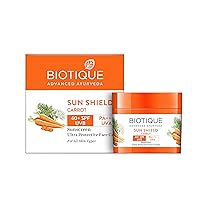 Bio Carrot Face and Body Sun Cream SPF 40 UVA/UVB Sunscreen by Biotique