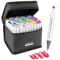  Tongfushop Brush Markers Set, 120 Colored Brush Tip Markers,  Dual Tip Markers with Fine and Brush Tip, Markers for Adults Kids Coloring  Book Halloween Journaling Note Taking Lettering Calligraphy 