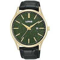 Lorus Classic Man Mens Analog Quartz Watch with Leather Bracelet RH938QX9