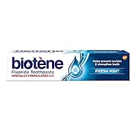 Biotene Flouride Toothpaste, Fresh Mint Original 4.3 Oz. Biotene Flouride Toothpaste, Fresh Mint Original 4.3 Oz.