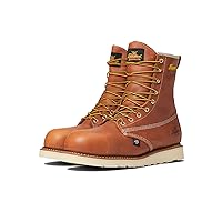 Thorogood American Heritage 8” Waterproof Composite Toe Work Boots for Men Made from Premium Leather with Slip-Resistant Wedge Outsole and Comfort Insole; EH Rated