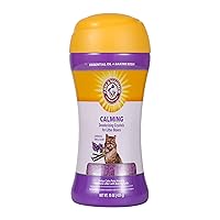 Deodorizing Cat Litter Crystals for Litter Boxes | Calming Odor Neutralizing Cat Litter Odor Eliminator in Lavender & Vanilla Scent | Litter Box Odor Eliminator, 15 Oz