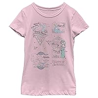Disney Girl's Princess Positive T-Shirt