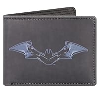 DC Comics The Batman Bifold Wallet, Slim Wallet with Decorative Tin for Men and Women, Multicolor