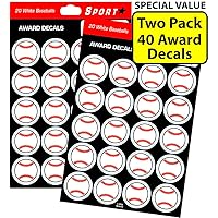 SportStar Baseball/Softball Helmet Award Decals (40 Stickers)