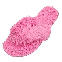 Women's Girls Soft Fluffy Indoor House Flip-Flops Non-Slip SPA Thong Slippers
