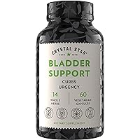 Bladder Support (60 Capsules) – Herbal Supplement for Healthy Bladder Function - Cranberry, Dandelion & Fenugreek - Helps Overactive Bladder and Incontinence - Non-GMO