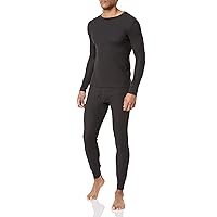 Men's Recycled Waffle Thermal Underwear Set (Top and Bottom)