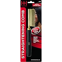 Annie Straightening Comb, Med Teeth, Curved
