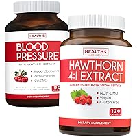 Berry Bundle - Hawthorn Berry 4:1 Extract (120 Capsules) Non-GMO - Premium Natural Herbs & Vitamins