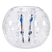 Inflatable Bumper Ball 1-Pack, 5FT/1.5M Body Sumo Zorb Balls for Teen & Adult, 0.8mm Thick PVC Human Hamster Bubble Balls for Outdoor Team Gaming Play, Bumper Bopper Toys for Garden, Yard, Park