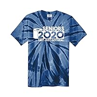 Threadrock Seniors 2020 S#!t Just Got Real Graduation Unisex Tie Dye T-Shirt