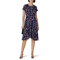 Jason Wu Collective Rent the Runway Pre-Loved Navy Floral Ruched Dress, Blue, 12