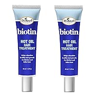 Difeel Hot Oil Hair Treatment with Biotin 1.5 oz. (Pack of 2) - Biotin Hot Oil Treatment Difeel Hot Oil Hair Treatment with Biotin 1.5 oz. (Pack of 2) - Biotin Hot Oil Treatment