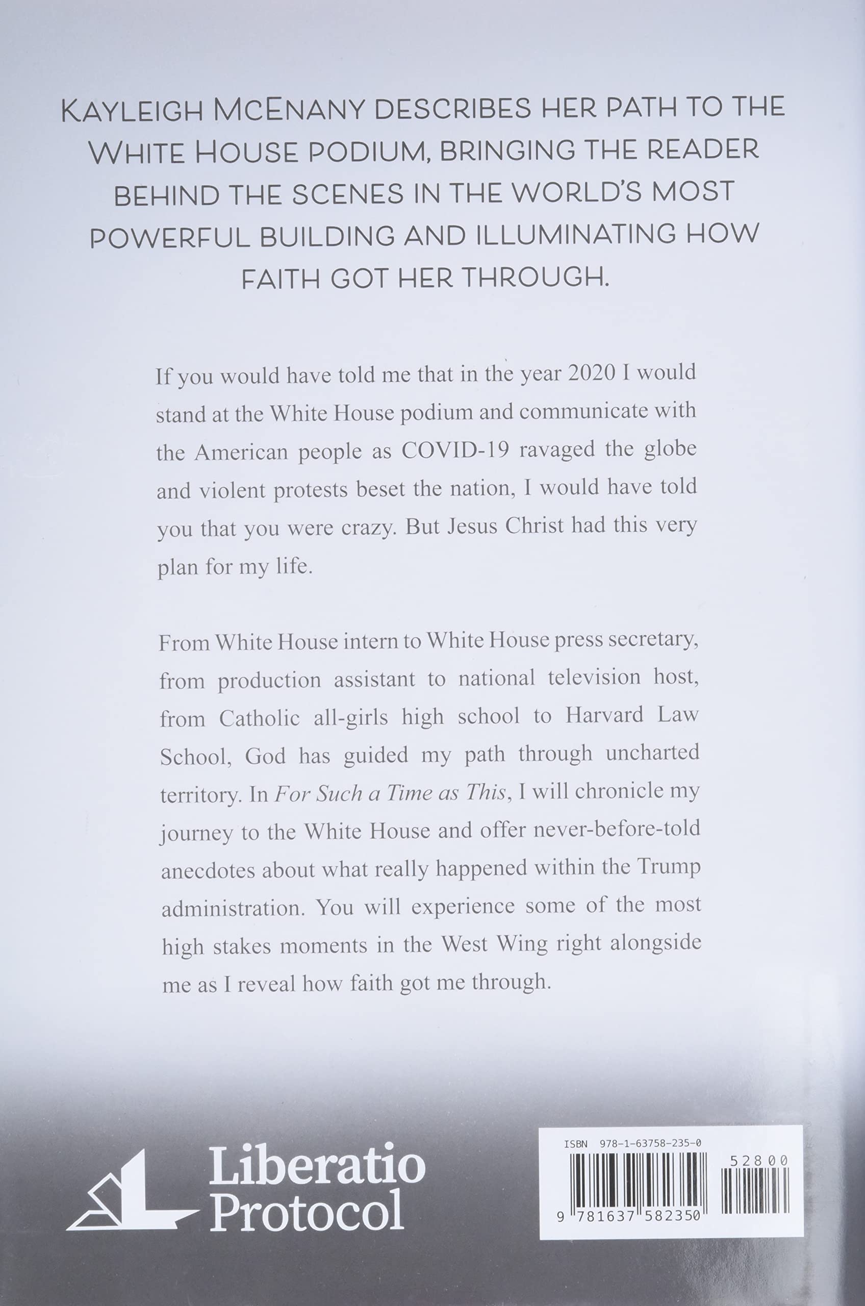 For Such a Time as This: My Faith Journey through the White House and Beyond