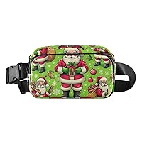 Cross Body Fanny Pack Santa-claus-merry-christmas Fashion Waist Packs Unisex Belt Bag