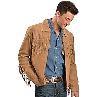 Scully Men's Fringed Suede Leather Short Jacket - 221-409