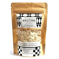 Chios Mastiha Tears Gum Greek 100% Natural Mastic Packs From Mastic Growers (50gr Medium Tears)