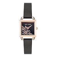 Ted Baker Taliah Ladies Black Leather Strap Watch (Model: BKPTAS4029I)