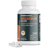 Magnesium 500 MG Supports Bone & Muscle Health & Nervous System Support - Non-GMO, 240 Vegetarian Tablets