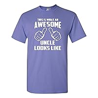 Awesome Uncle Looks Like Adult Funny Adult T-Shirt Tee