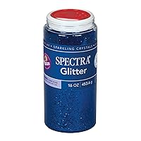 Arts & Crafts Glitter, Blue, 16 oz., 1 Jar