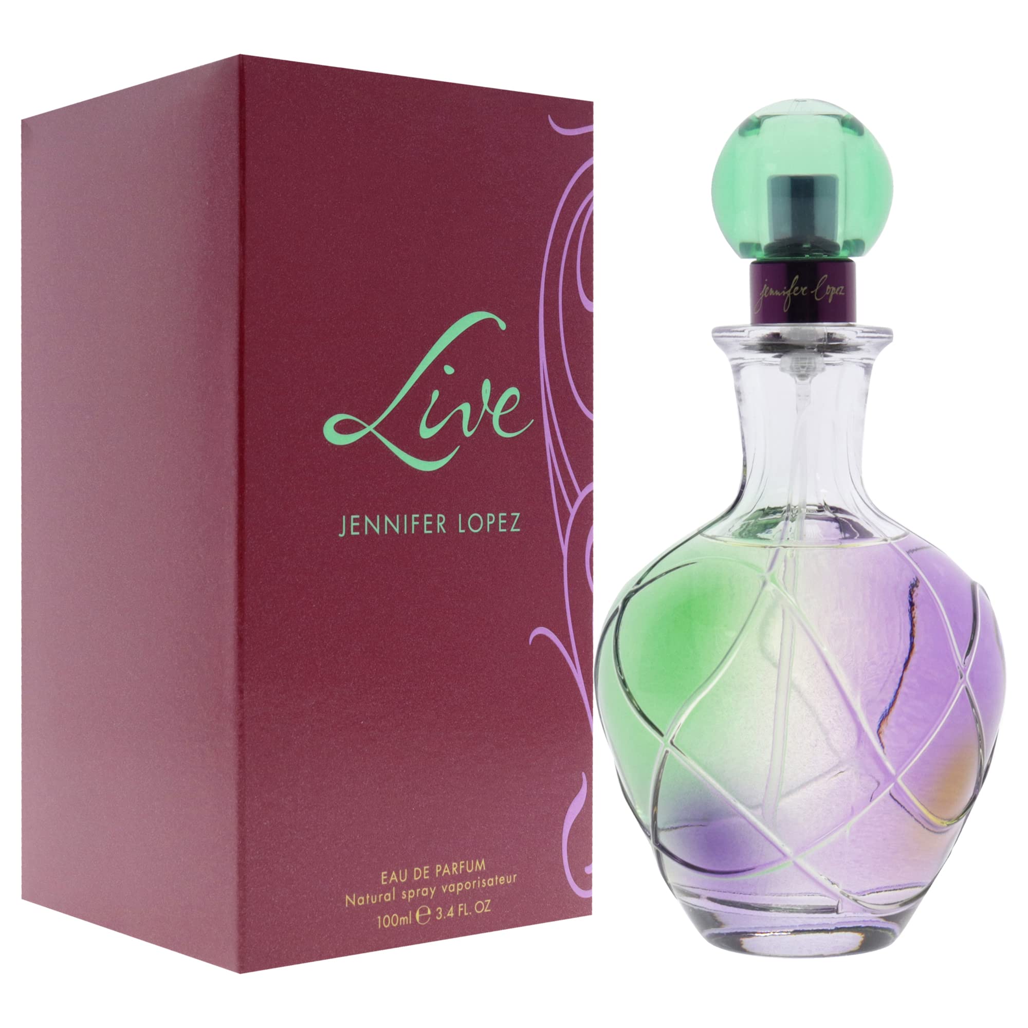 Live By Jennifer Lopez For Women. Eau De Parfum Spray 3.4 Oz.