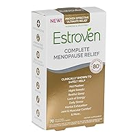 Estroven Complete Menopause Relief | All-in-One Menopause Relief* | Safe and Effective | Reduce Multiple Menopause Symptoms*1 | Reduces Hot Flashes and Night Sweats* | One Per Day | 70 Count