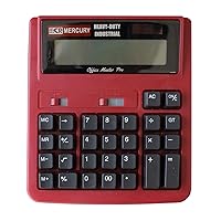 Keystone Design Accessories, Red, W 6.1 x D 1.7 x L 7.0 inches (15.5 x 4.2 x 17.8 cm), Mercury Solar Calculator MESOCARD