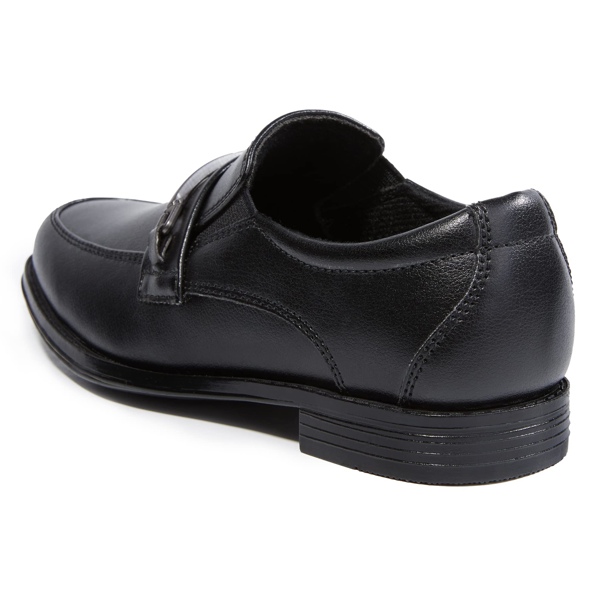 HOMEHOT Boys Oxford Dress Shoes Uniform Slip on Loafers(Toddler/littile Kids/Big Kids)
