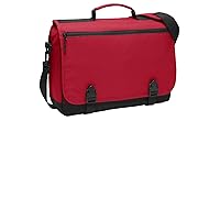 Port Authority Luggage-and-Bags Messenger Briefcase OSFA Chili Red
