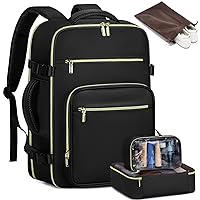 LOVEVOOK Carry On Travel Backpack For Women Flight Approved,40L TSA Personal Item Backpack for Airplanes with Thickened Back Pad,Larg Daypack Fit 17.3 Inch Laptop with Toiletry Bag and Packing Cube