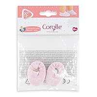 Corolle Baby Doll Pink Slippers Outfit Accessory - Mon Premier Poupon Clothing and Accessories fit 12