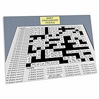 3dRose Baby Crossword Puzzle - Desk Pad Place Mats (dpd-245615-1)