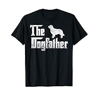 Mens Golden Retriever The Dogfather T-Shirt Father Dog Lover Gift T-Shirt