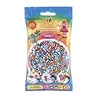 Hama Original Beads | 1000 Assorted Multicolor Fuse Beads | Arts & Craft for Creative Children Ages 5+