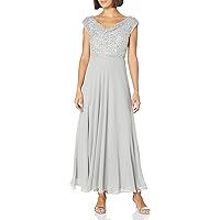 J Kara Women's One Size Beaded Empire Waist Gown