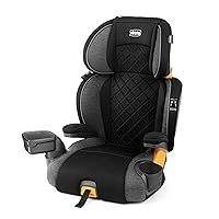 Chicco KidFit® Zip Plus 2-in-1 Belt-Positioning Booster Car Seat, Backless and High Back Booster Seat, for Children Aged 4 Years and up and 40-100 lbs. | Taurus/Black/Grey