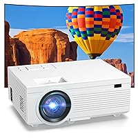 ProjectorMini, 1080P Full HD Portable Projector, Mini Projector for Office Home Bedroom, Movie Projector Compatible with TV Stick Smartphone/HDMI/USB/AV, indoor & outdoor use