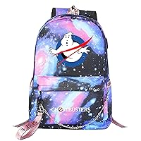 Ghostbuster Lightweight Bookbag,Classic Casual Daypack Large Laptop Bag with USB Charging Port