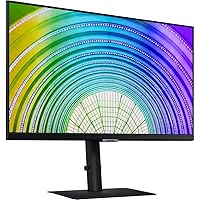 SAMSUNG ViewFinity S60A Series 27-Inch WQHD (2560x1440) Computer Monitor, 75Hz, IPS Panel, HDMI, DisplayPort, HDR10 (1 Billion Colors), Height Adjustable Stand, TUV-Certified (LS27A600NANXGO)