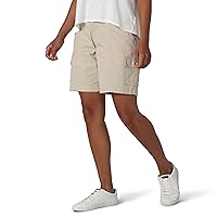 Lee Women's Petite Flex-to-go Mid-Rise Relaxed Fit Cargo Bermuda Short