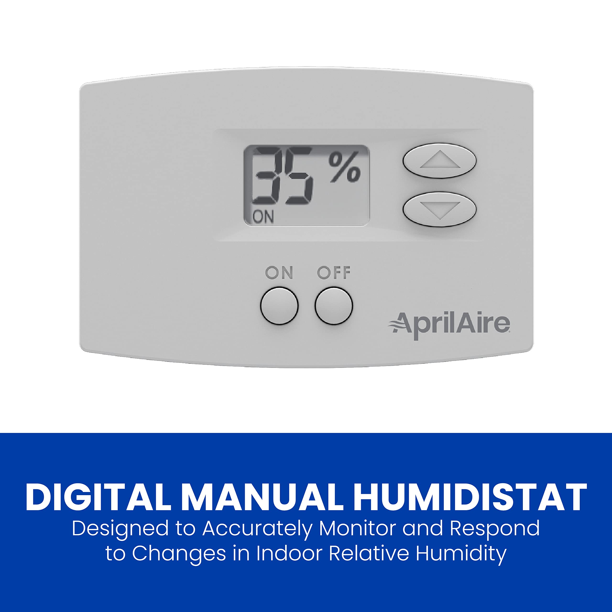 AprilAire 300 Self-Contained Fan Powered Whole House Humidifier, for Homes with Ducted Forced Air Furnace Systems, Boilers, Mini-Splits, Radiant Heat, and Other Ductless Systems up to 3,900 Sq. Ft.
