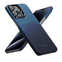 pitaka Case for iPhone 15 Pro Max, Slim & Light iPhone 15 Pro Max Case MagSafe 6.7-inch with a Case-Less Touch Feeling, 1500D Aramid Fiber Made [StarPeak MagEZ Case 4 - Over The Horizon]