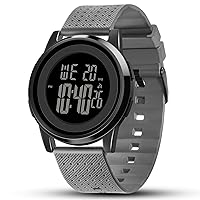Mens Watch Ultra-Thin Digital Sports Watch Waterproof Stainless Steel Fashion Wrist Watch for Men Women