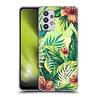 Head Case Designs Nature Tropical Prints Soft Gel Case Compatible with Galaxy A32 5G / M32 5G (2021)